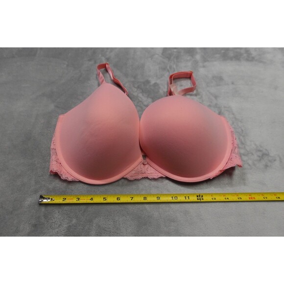 Victoria's Secret 38DDD Pink Hope Pretty Petals Embroidery Push Up Bra NWT - Picture 2 of 7